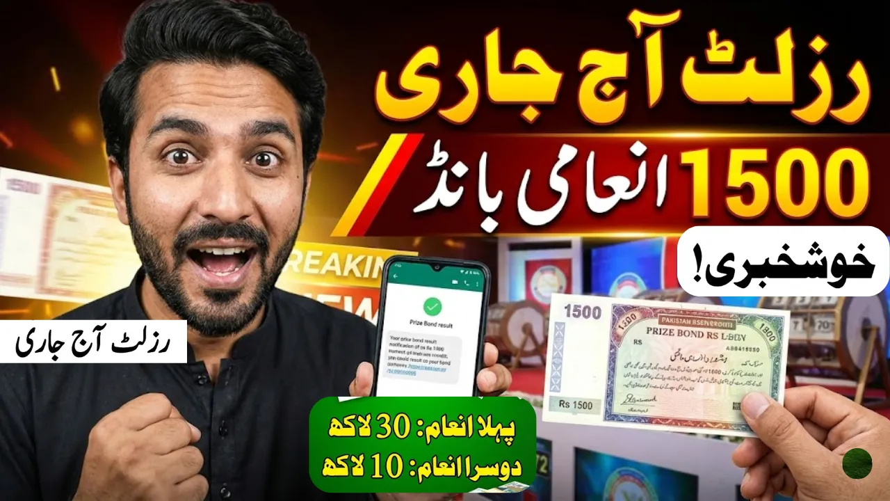 1500 Prize Bond Result 16 February 2026 Check Winning Numbers List Live