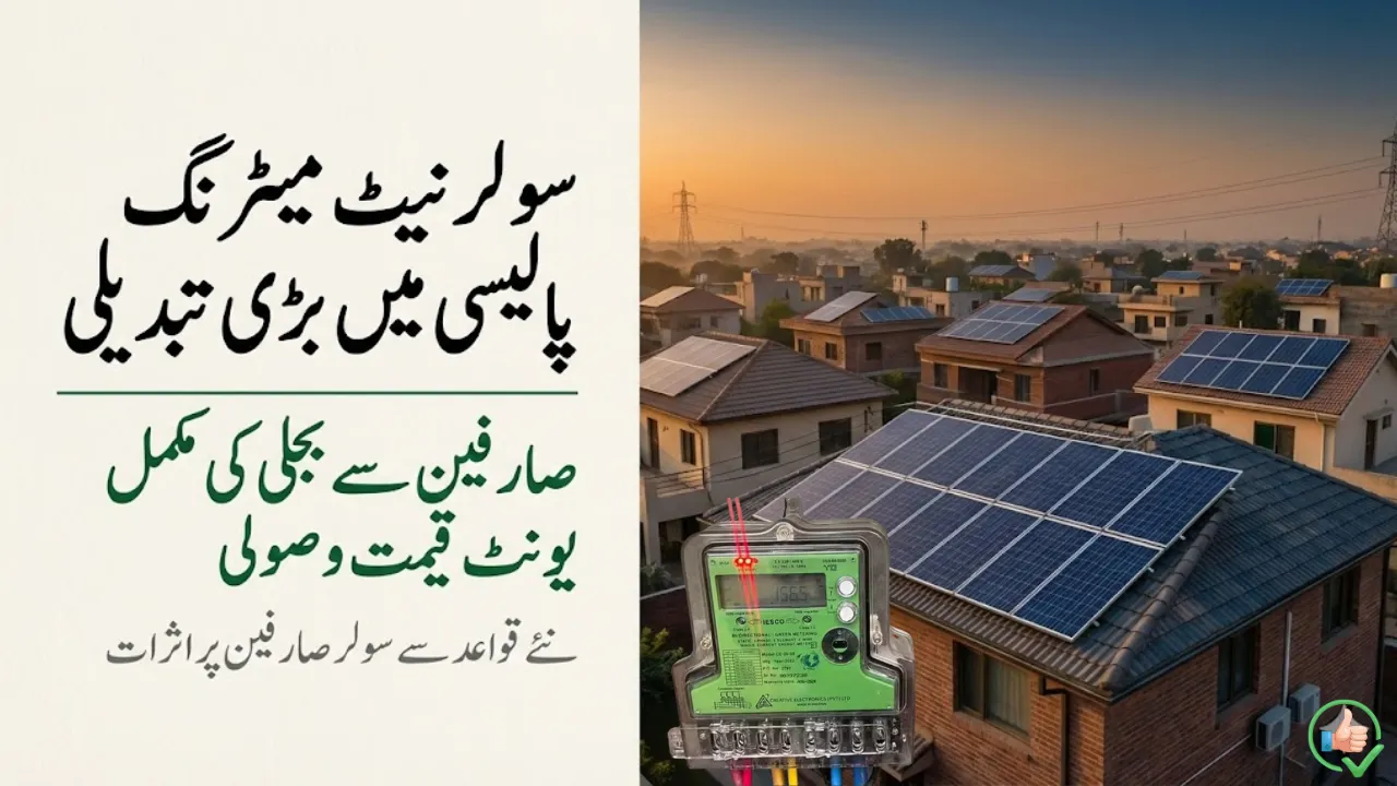 Solar Net Metering Policy Changed as Users Face Full Electricity Unit Price