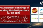 PTA Releases Rankings of Leading Mobile Operators for Q4 2025