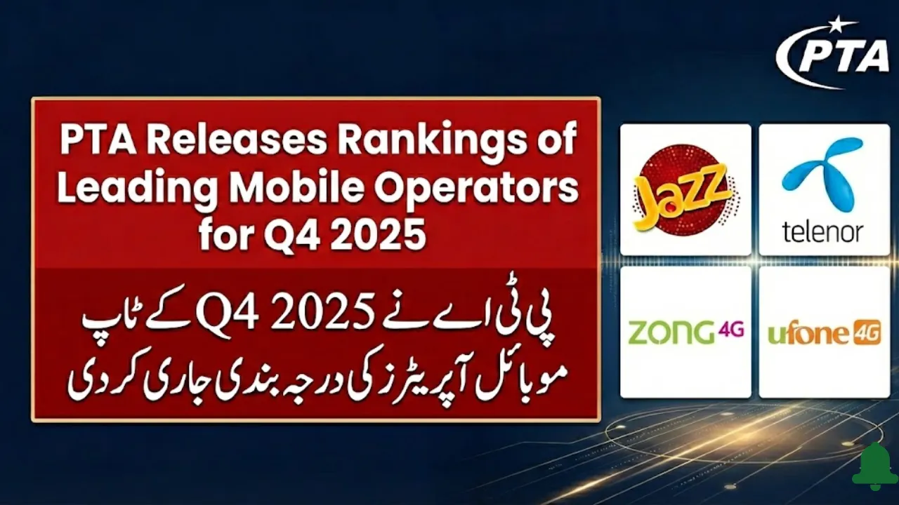 PTA Releases Rankings of Leading Mobile Operators for Q4 2025