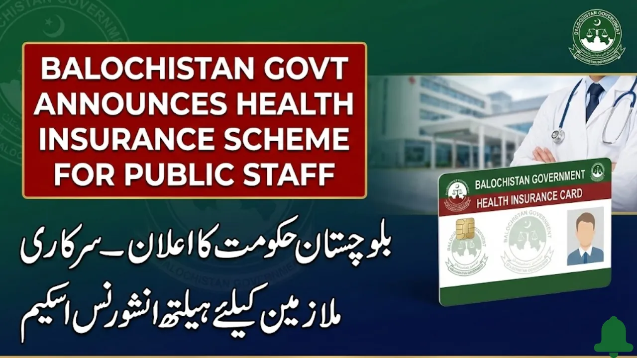 Balochistan Govt Announces Health Insurance Scheme for Public Staff