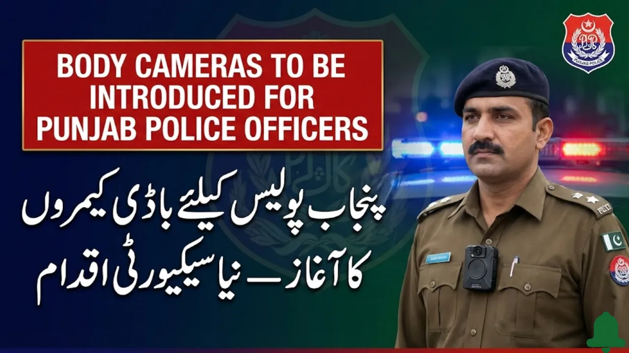 Body Cameras to Be Introduced for Punjab Police Officers