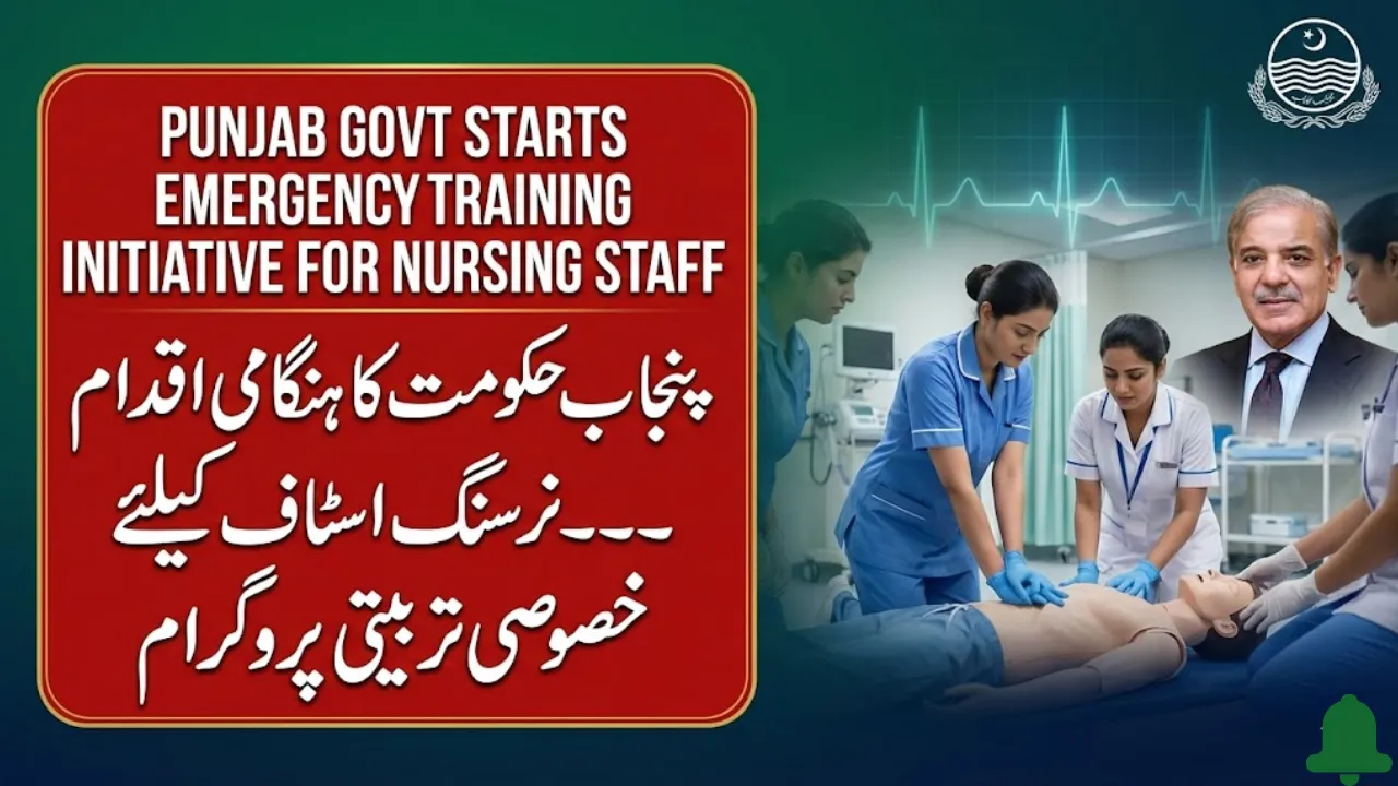 Punjab Govt Starts Emergency Training Initiative for Nursing Staff