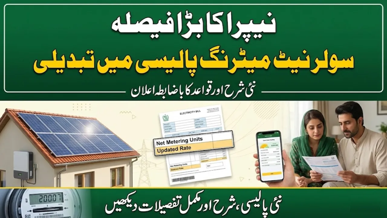 NEPRA Solar Net Metering Changes Policy Decision Announced